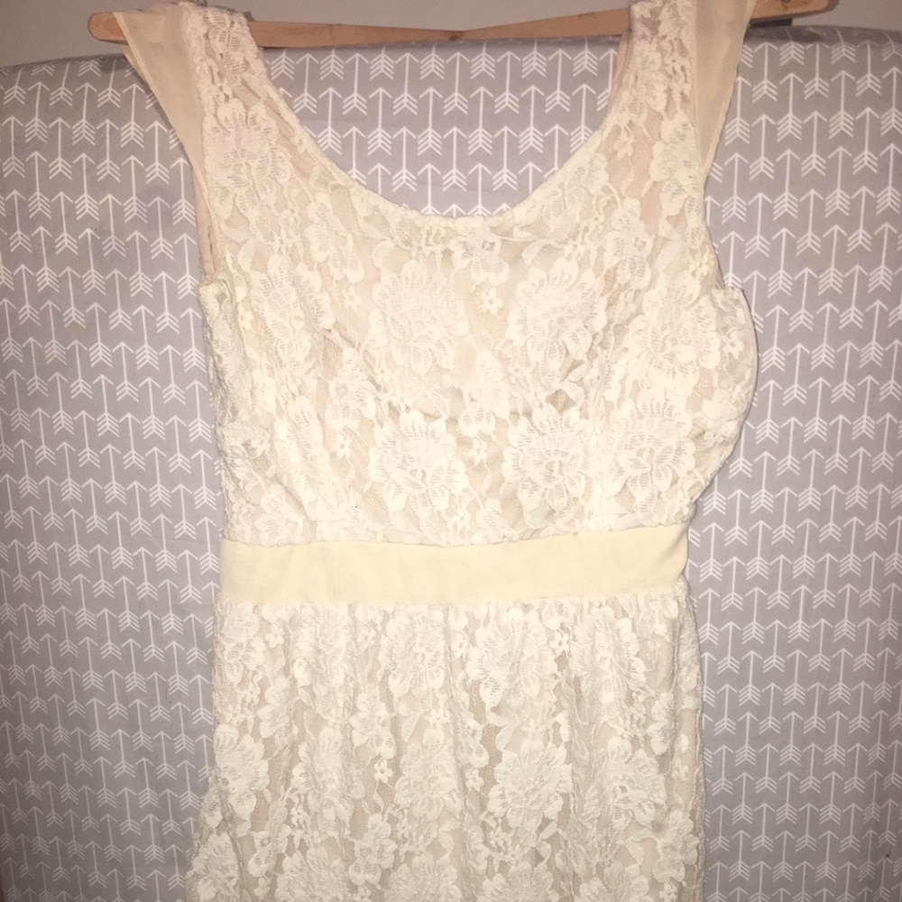 Cream colored dress